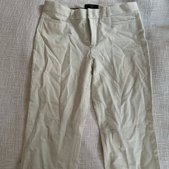 Banana Republic Sloan Pant - White/Black Striped - Picture 1 of 4